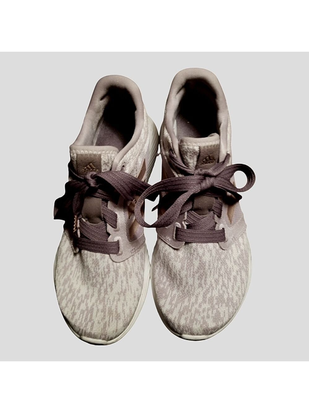 Adidas Purple and Gold Sneakers